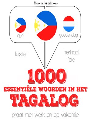 cover image of 1000 essentiële woorden in het Tagalog
